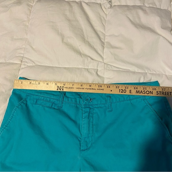 ☃️ Teal blue denim shorts. Size 10. 7” inseam. 100% cotton. - Picture 3 of 8